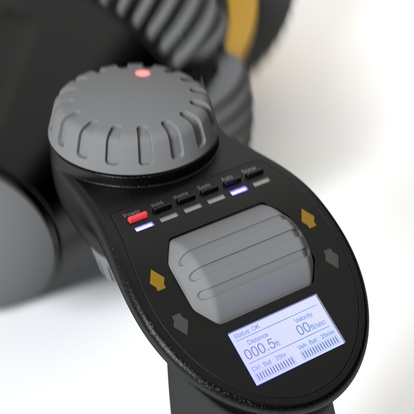 Remote controller close-up